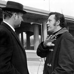 Gene Hackman and Philip D'Antoni on set.