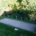 le terrain de 12 m x 3.5 m