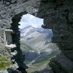 Blick aus der Ruine Fort Jafferau 2801m ü.NN)