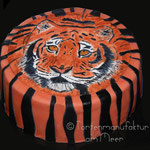 Tigertorte für den Tiger; Tigerkopf gemalt