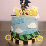 Angelique Cake Events gateau sonic