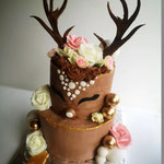 Angelique Cake Events Gateau bâpteme biche