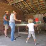 auch der Pingpongtisch war einmal mehr sehr hoch im Kurs :-)