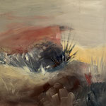 Landschaft mit Gräsern, 100x80, 2004