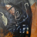 Auf der Flucht 1, 100x80, 2015