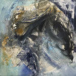 Out Of The Blue, 100x100, 2017 - unverkäuflich