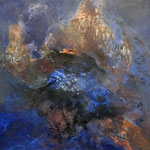 Deep Blue, 100x100, 2017