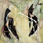 O.T., 100x100, Acryl/Bitumen, 2024