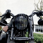 Scheinwerfer Umbau Harley Davidson 883 Iron