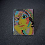 Volkswagen Pin - Alexej v. Jawlensky - Mystischer Kopf (Die Blaue Vier)
