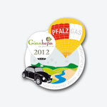 VW Käfer schwarz Ballon Pin Gönnheimer Weintage 2012 - 300 Stück