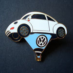 Volkswagen Ballon Beetle Pin weiß