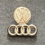 VW Audi Logopin übereinander