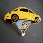 Volkswagen Ballon Beetle Pin gelb