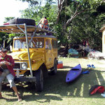 Omega Tours Eco Jungle Lodge – Kajak mit der BikerOmi