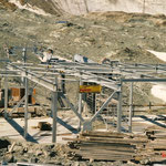 Montage Garagierungshalle Trockener Steg, Zermatt