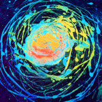 unverkäuflich  -  Circle, 2023 20cmx20cm, Mischtechnik auf Leinwand ohne Licht