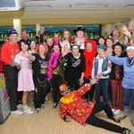 Karnevalsbowling im Level Club 2014