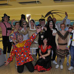 Karnevalsbowling im Level Club 2017