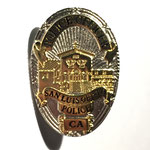 San Luis Obispo Police Department (SLOPD) badge lapel pin