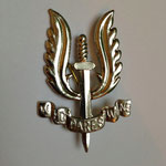 Special Air Service (SAS) - "Who Dares Wins" metal cap badge