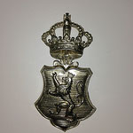 Insigne pour casque en acier Corps des Gendarmes et des Volontaires de l'Armée Luxembourg  (1939-1940)