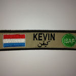 ISAF Name Tape - Armée Luxembourg