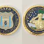 New York City Police Department (NYPD) - 6th Precinct (6Pct, Patrol Boro Manhattan South, Greenwich & West Village) Challenge Coin