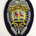 Winston-Salem Police Department embroidered badge