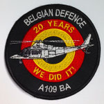 20 Years A109BA Belgique/Belgium Composante Air