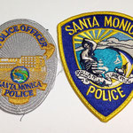 Santa Monica Police Patch & Embroidered Badge