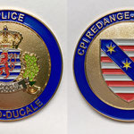 Commissariat de Proximité et d'Intervention (CPI) Redange-sur-Attert, Police Grand-Ducale Luxembourg Challenge Coin