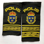 Polis / Police Sweden - Polisinspektör (Police Inspector, Group Chief) & Poliskommisarie (Police Commissary, Local Police Area Chief, Section Chief)