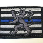 The Thin Blue Line Luxembourg Flag (unofficial) Police Grand-Ducale mod.1