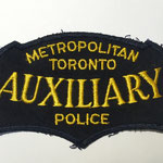 Metropolitan Toronto Police Auxiliary Tag