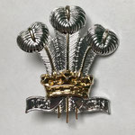 Royal Regiment of Wales (24th/41st Foot) "Ich Dien" - metal cap badge (1969–2006)