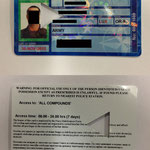 European Union Force (EUFOR) ID card