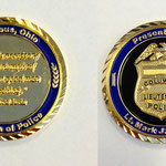Columbus Division of Police Challenge Coin pres. by LT Mark J. Gardner