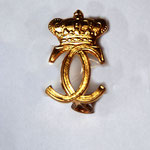 Insigne de Souveraineté Monogramme SAR Grand-Duchesse Charlotte (1946-1955) mod.2 - Armée Luxembourg