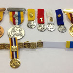 Marche de l'Armée Diekirch Medals/Médailles & Ribon/Berette