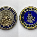 Metropolitan Transportation Authority Police Department (MTAPD) New York - Canine Unit (K9) Challenge Coin