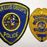 San Luis Obispo Police Department (SLOPD) patch & embroidered badge