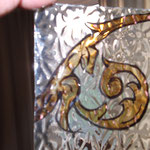 silver stained patterned designs