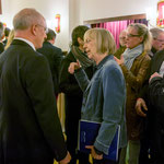 Marianne Menze im Gespräch mit OB Reinhard Paß