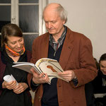 Maria Muhle und Jürgen Link, Februar 2008, Vortragveranstaltung von Maria Muhle über den französischen Philosophen Jacques Rancière