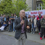 Jürgen Zierus (Linke) setzt sich leidenschaftlich für den Erhalt des Hauses ein. 