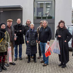 2014-01: Gruppenbild vor der Julia Stoschek Collection