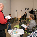 Bertha von Suttner-Preis Jury im Atelierhaus Alte Schule, Januar 2009