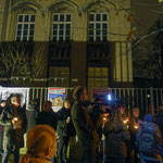 Lichterkette am 6. Dezember 2017, Steele TV berichtete.