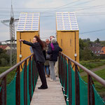 Exkursion zur "Emscherkunst 2010", September 2010, hier:"Between the Waters: The Emscher Community Garden" Marjetica Portric/Ooze Architects